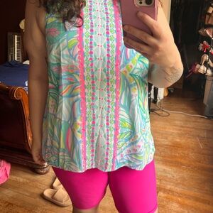 Lilly Pulitzer Lyle Too Tropical Print Maraca my World XL NWOT